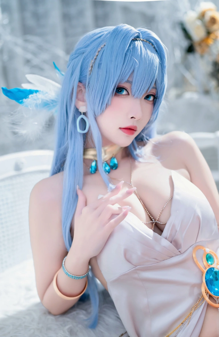 宮本桜《NIKKE 胜利女神 海伦娜礼服》主题写真：19张全套美图