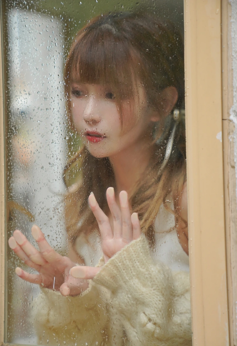 凛子酱《眼泪味道的雨》主题写真：12张全套美图