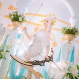小野寺地瓜《白金泳装》主题写真：22张全套美图