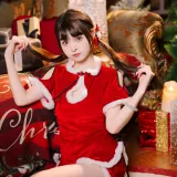 河豚抚子《圣诞小甜甜》主题写真：24张全套美图