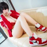 贞子蜜桃《碧蓝档案 春日椿》主题写真：25张全套美图