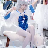喜欢爱理吗《碧蓝航线 拉菲兔》主题写真：28张全套美图