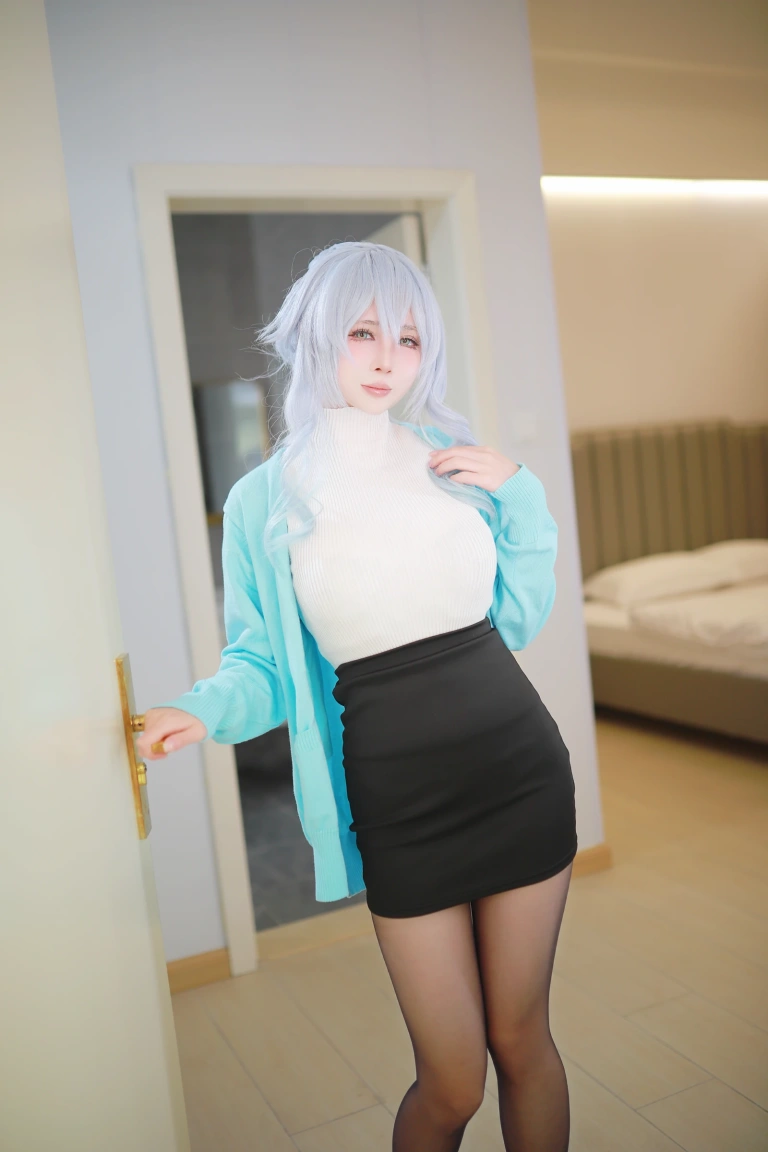上杉绘黎落《雪女2.0》主题写真：54张全套美图