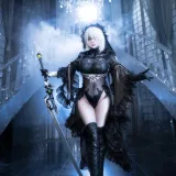 叉子宝宝《2B 尼尔机械纪元》主题写真：19张全套美图