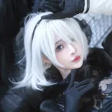 叉子宝宝《2B 尼尔机械纪元》主题写真：19张全套美图