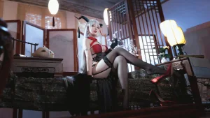 宮本桜《埃吉尔旗袍》主题写真：30张全套美图