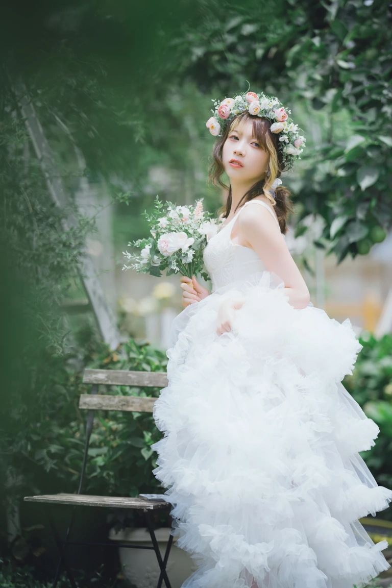 清青琴玖《花嫁浪漫》主题写真：31张全套美图