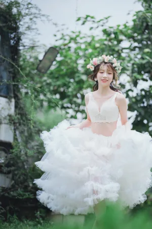 清青琴玖《花嫁浪漫》主题写真：31张全套美图