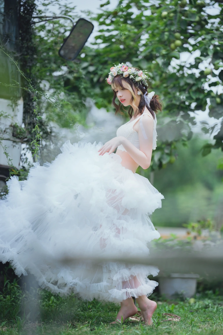 清青琴玖《花嫁浪漫》主题写真：31张全套美图