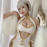 白烨《白旗袍》主题写真：40张全套美图，含6个视频