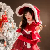花铃《圣诞魔女》主题写真：81张全套美图