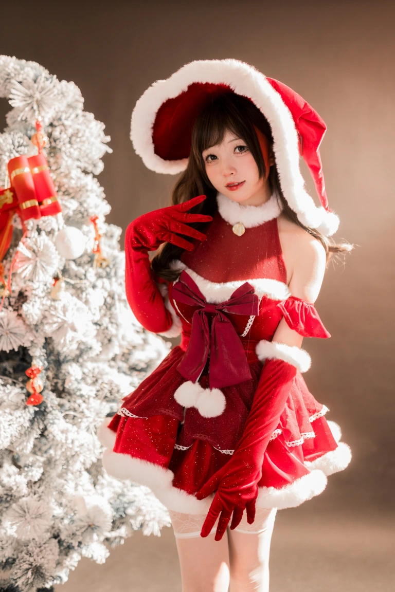 花铃《圣诞魔女》主题写真：81张全套美图