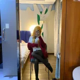 芋圆侑子《金毛不良jk》主题写真：42张全套美图，含5个视频