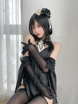 布丁大法《patreon 黑糖拿铁》主题写真：53张全套美图，含6个视频