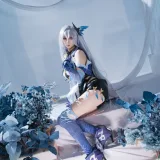 上杉绘黎落《原神-丝柯克》主题写真：118张全套美图