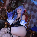 桜满三时《原神 甘雨魅魔》主题写真：130张全套美图