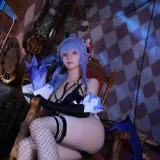 桜满三时《原神 甘雨魅魔》主题写真：130张全套美图