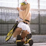 阿包也是兔娘《贝奇网球服》主题写真：21张全套美图