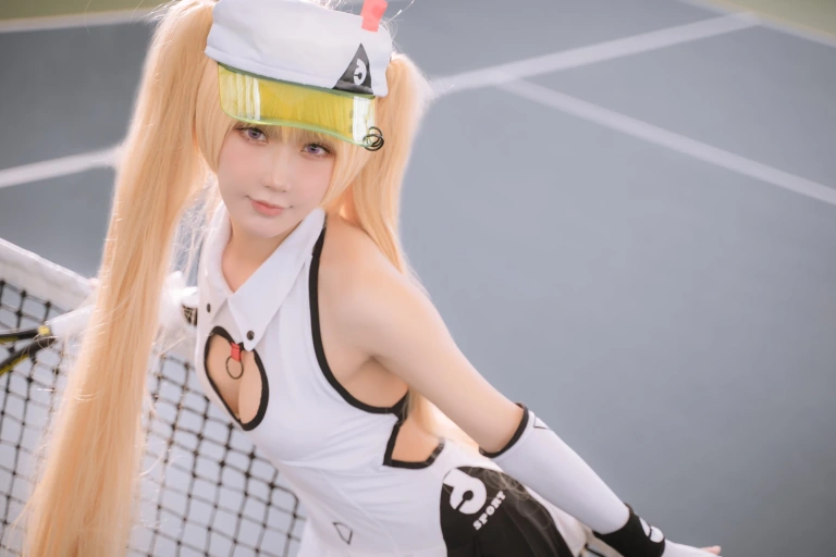 阿包也是兔娘《贝奇网球服》主题写真：21张全套美图