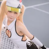 阿包也是兔娘《贝奇网球服》主题写真：21张全套美图