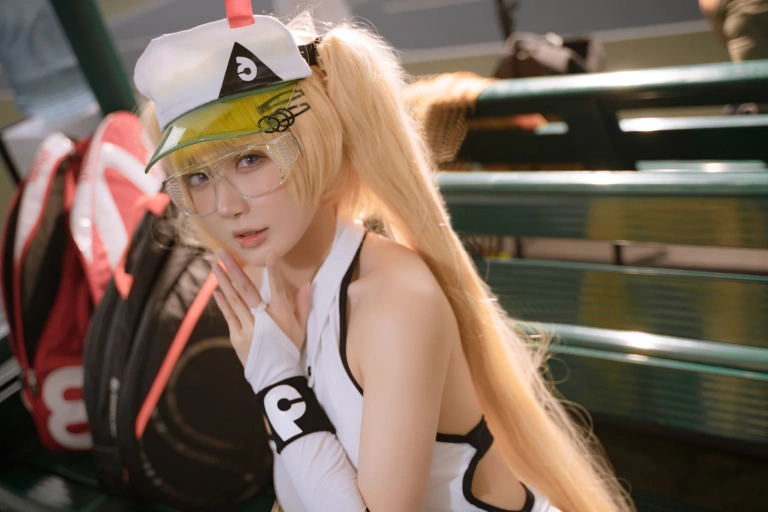 阿包也是兔娘《贝奇网球服》主题写真：21张全套美图