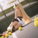 阿包也是兔娘《贝奇网球服》主题写真：21张全套美图
