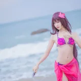 木棉棉《泳装斯卡哈》主题写真：21张全套美图