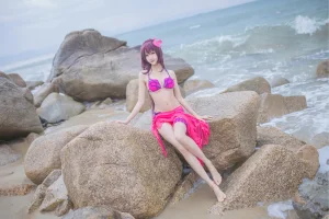 木棉棉《泳装斯卡哈》主题写真：21张全套美图