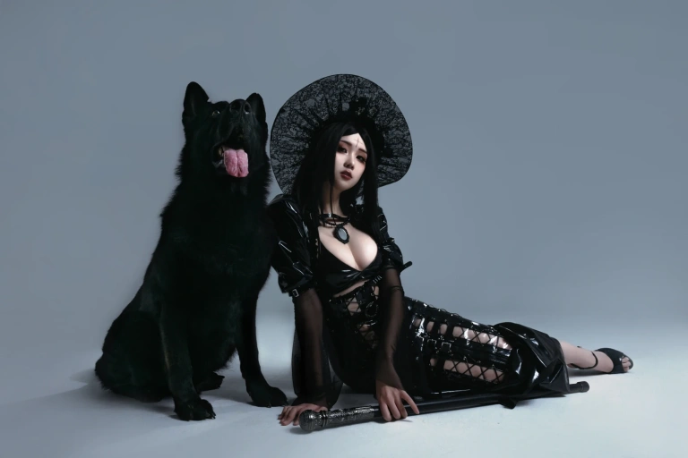 瓦斯塔亚小龙虾《魔女莉莉丝》主题写真：22张全套美图