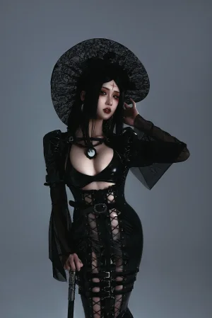 瓦斯塔亚小龙虾《魔女莉莉丝》主题写真：22张全套美图