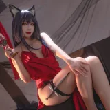 宮本桜《德克萨斯同人礼服》主题写真：23张全套美图