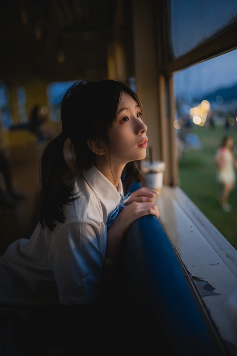 清青琴玖《中秋集会》主题写真：27张全套美图