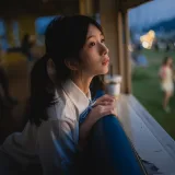 清青琴玖《中秋集会》主题写真：27张全套美图