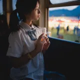 清青琴玖《中秋集会》主题写真：27张全套美图