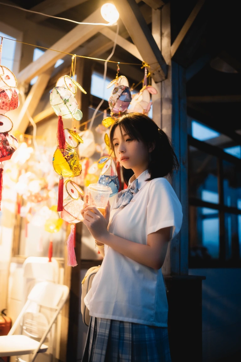 清青琴玖《中秋集会》主题写真：27张全套美图