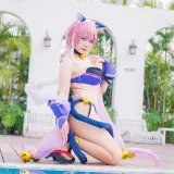 贞子蜜桃《九月舰长 宫坂珠希 泳装》主题写真：30张全套美图