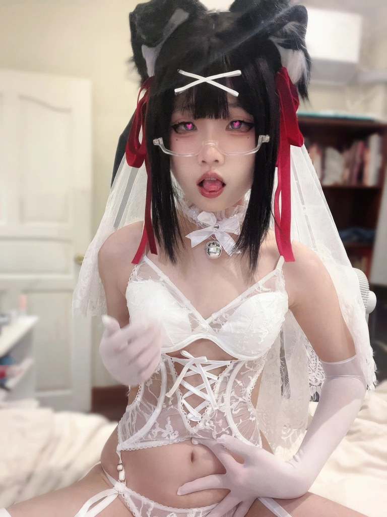 清水凪《小狗花嫁》主题写真：37张全套美图，含3个视频