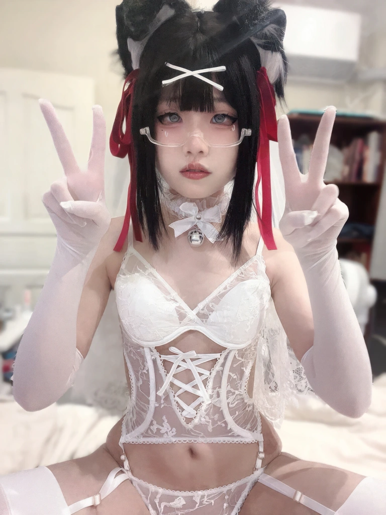 清水凪《小狗花嫁》主题写真：37张全套美图，含3个视频