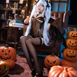 仙女月《万圣雅努斯》主题写真：37张全套美图