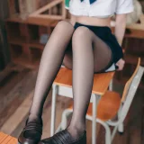 杏仁曲奇《生徒会坏猫猫》主题写真：52张全套美图