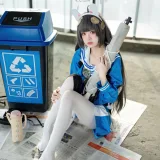 九柒喵《蔚蓝档案 霞沢美游》主题写真：55张全套美图