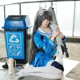 九柒喵《蔚蓝档案 霞沢美游》主题写真：55张全套美图