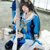 九柒喵《蔚蓝档案 霞沢美游》主题写真：55张全套美图