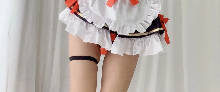 白烨《玉藻前同人女仆》主题写真：68张全套美图，含2个视频