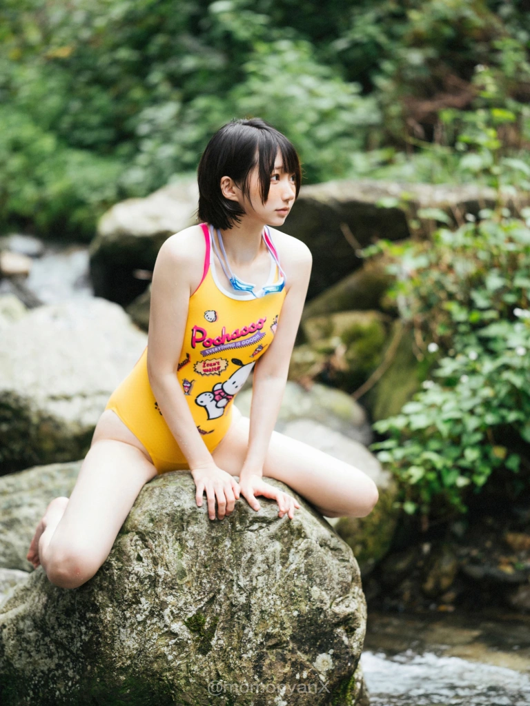 雫しずく《夏の小川》主题写真：72张全套美图