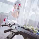 日奈娇(椎名莜)《少女前线 G36C 花嫁》主题写真：40张全套美图