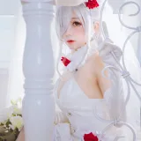 日奈娇(椎名莜)《少女前线 G36C 花嫁》主题写真：40张全套美图