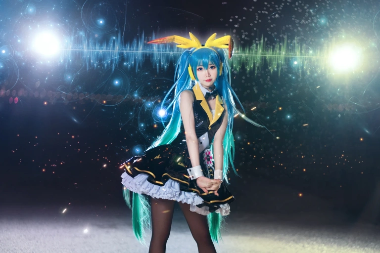 面饼仙儿《初音Miku》主题写真：19张全套美图