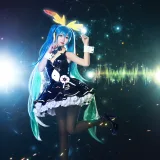 面饼仙儿《初音Miku》主题写真：19张全套美图