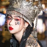 瓦斯塔亚小龙虾《苗疆女子》主题写真：18张全套美图